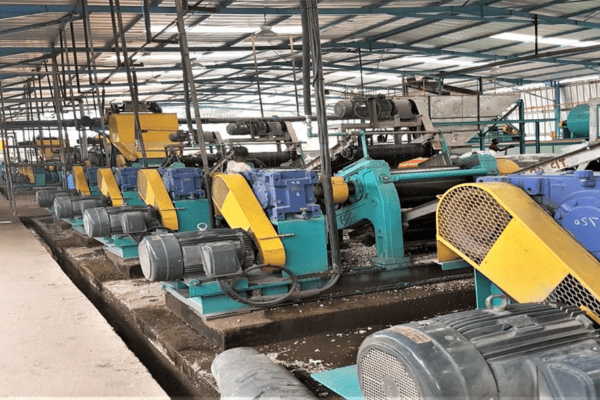 Rubber industry gear box
