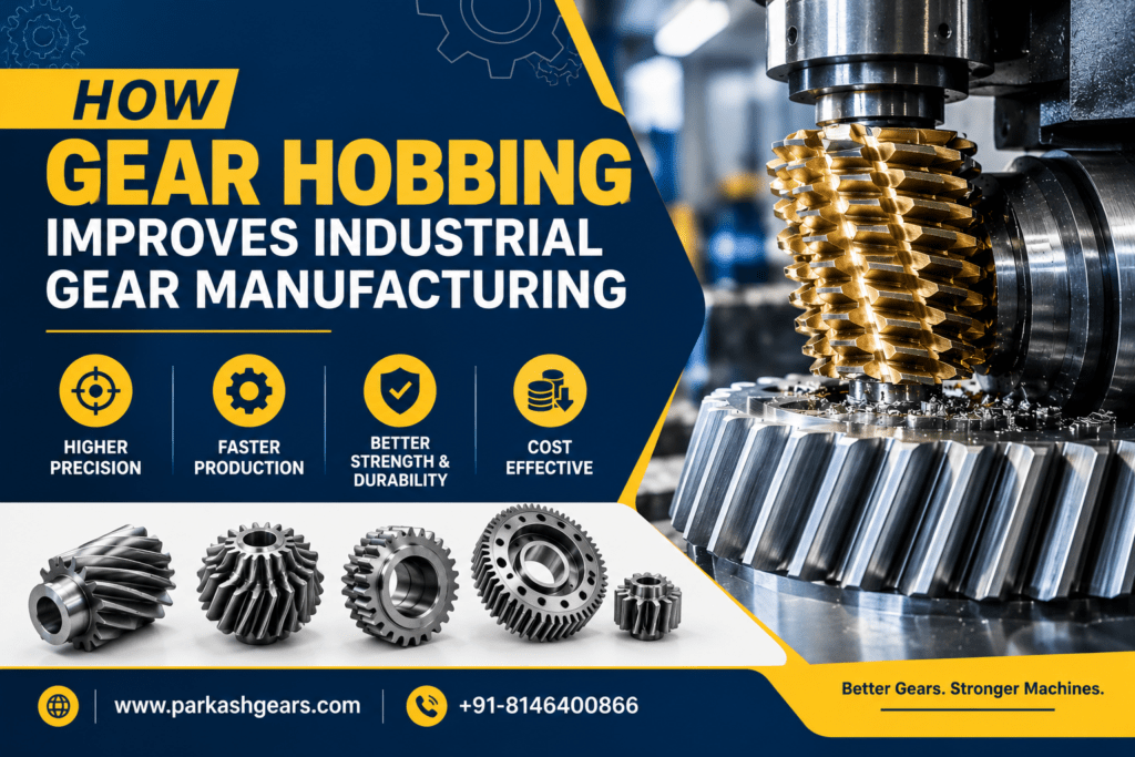 How Gear Hobbing Improves Industrial Gear Manufacturing