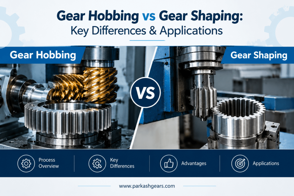 Gear Hobbing vs Gear Shaping: Key Differences & Applications
