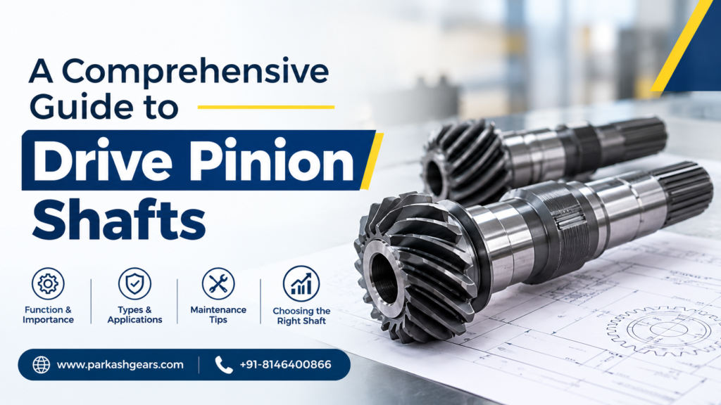 A Comprehensive Guide to Drive Pinion Shafts