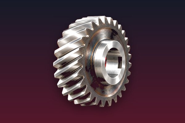 Hardened and ground helical gear manufactured by Parkash Gears, Ludhiana